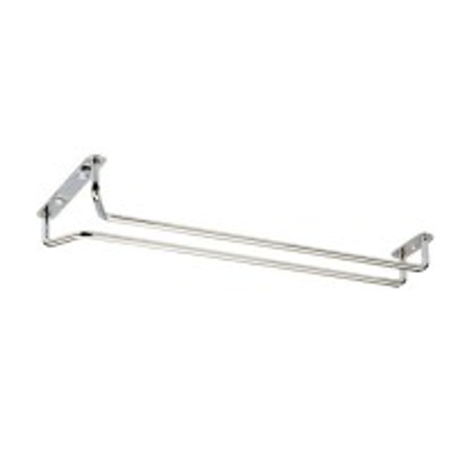 Glass Holder Chrome ceiling mount 29,5 cm