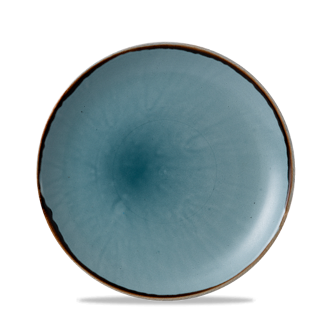 Harvest Blue Round Bowl 25.3cm 12/box
