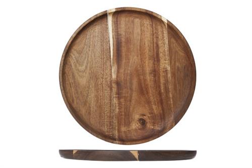 Houten bord rond 30x2cm Oil Coating