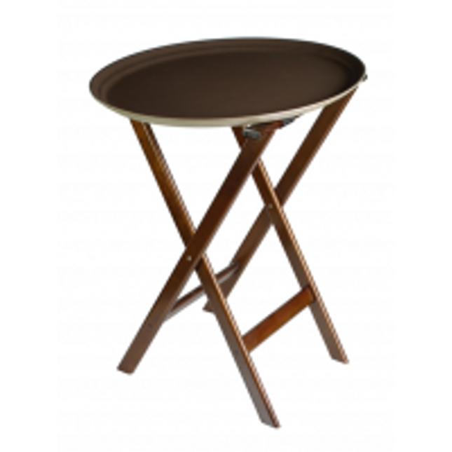 Traystand wood 48*40 cm H 78 cm