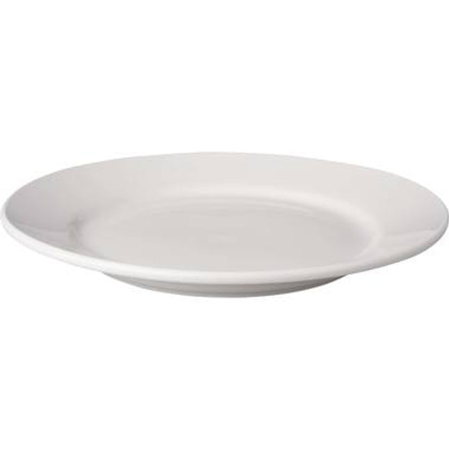 Bord brede rand Mammoet Budgetline 28 cm Wit 1/box