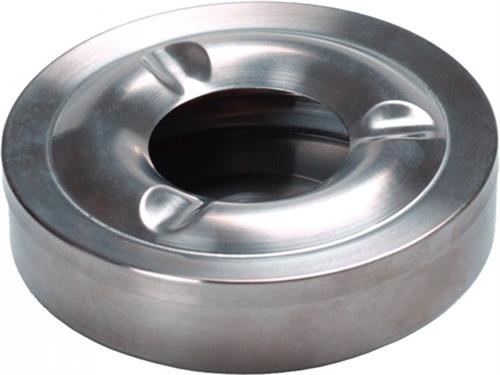 Ashtray stainless steel windproof Ø 11 cm