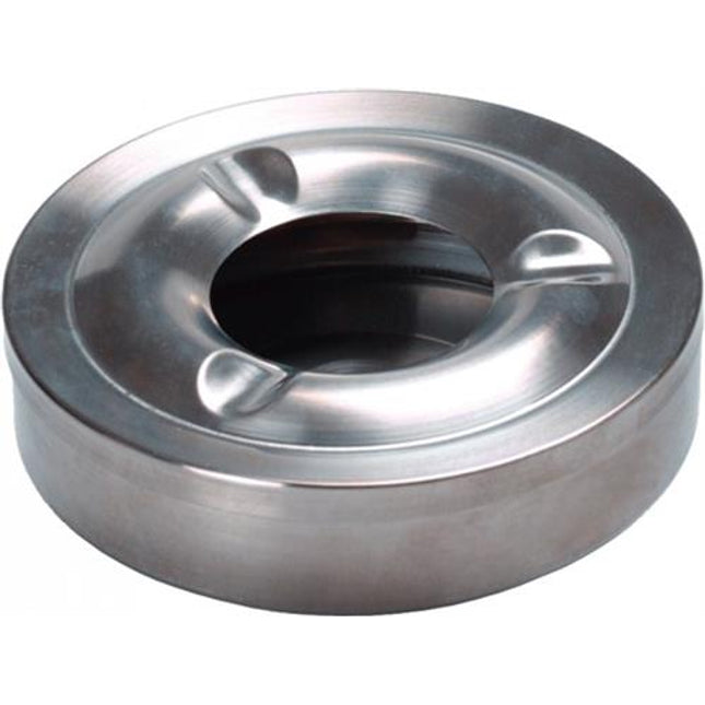 Ashtray stainless steel windproof Ø 11 cm