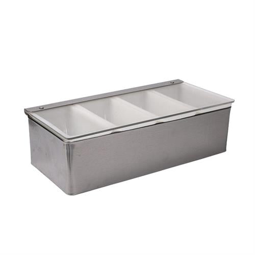 Condiment Dispenser, 4 Pint, stainless steel, 30x15x9 cm