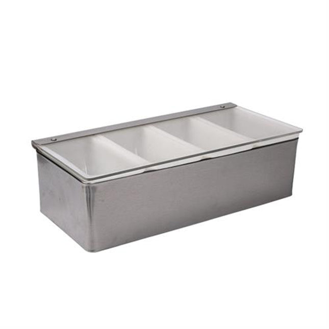 Condiment Dispenser, 4 Pint, stainless steel, 30x15x9 cm