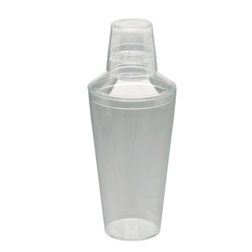 Plastic Shaker clear 3 pcs 740 ml