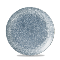 Raku Topaz Blue Evolve Coupe Plate 22cm 12/box