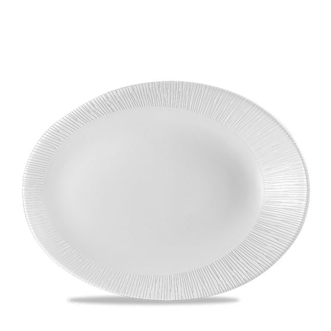 Bamboo Oval Plate 29 x 22.7 x 3.8cm 12/box