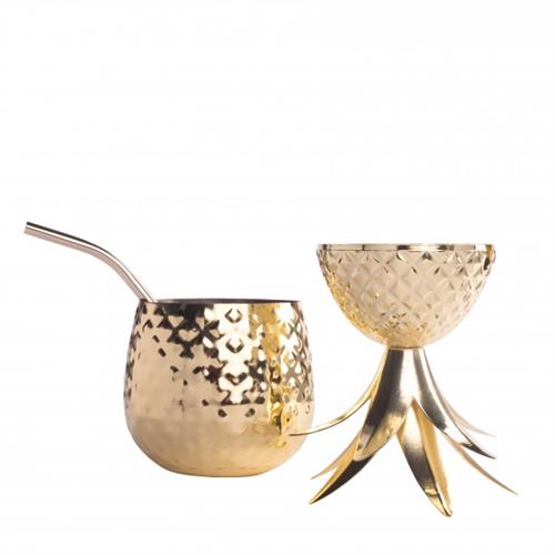 Ronin Bar Collection Pineapple Mug Gold Craft Line