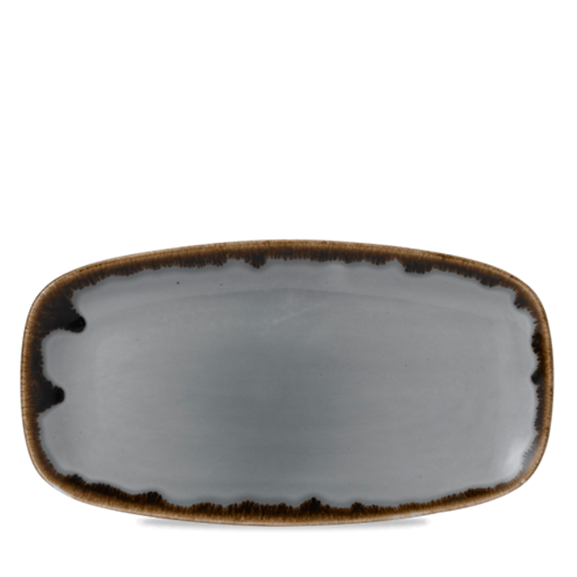 Harvest Grey Chefs Oblong Plate 35,5x18,9cm 6/box