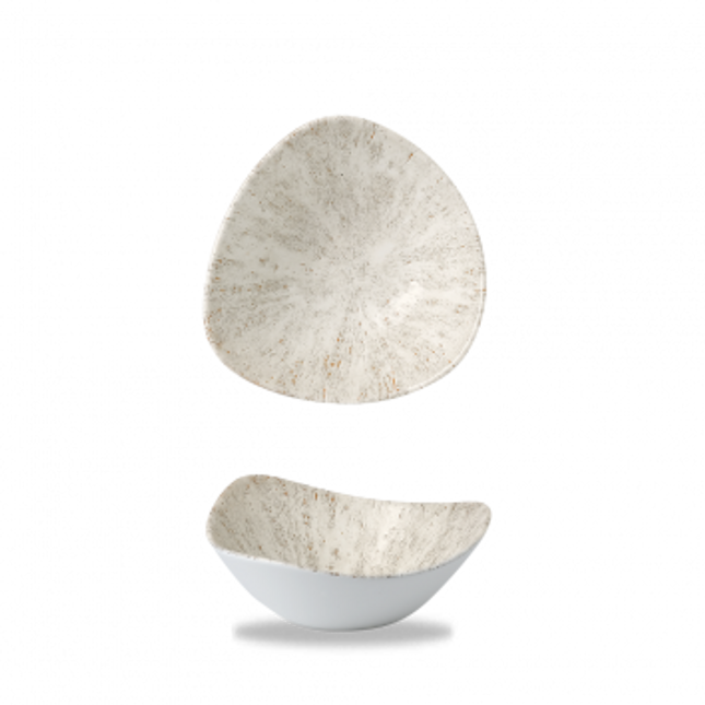 Stone Agate Grey Lotus Bowl 18cm 12/box