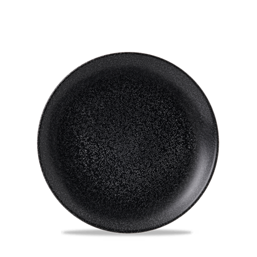 Evo Origins Midnight Black Coupe Plate 16,5 cm 12/box