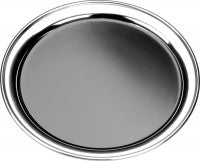 Metal Tray with Vinyl stainless steel Ø 35,5 cm