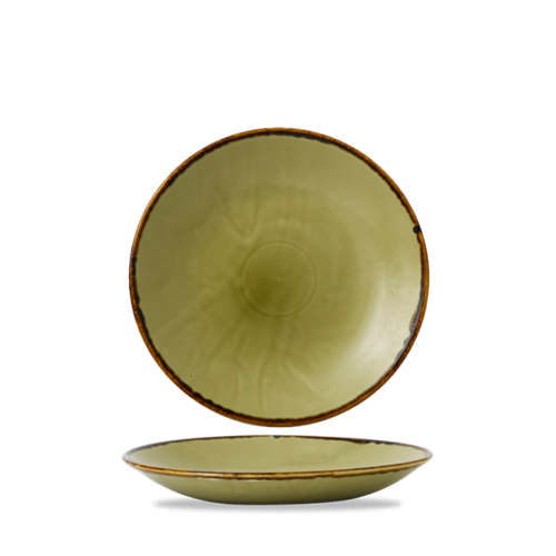 Harvest Green Deep Coupe Plate 25.5 cm 12/box