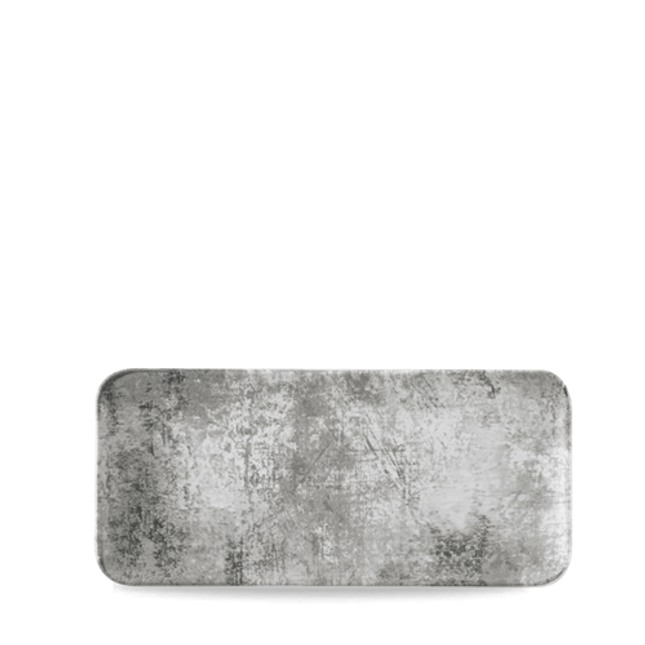 Urban Grey Organic Coupe Rect Platter 34,6x15,6cm 6/box