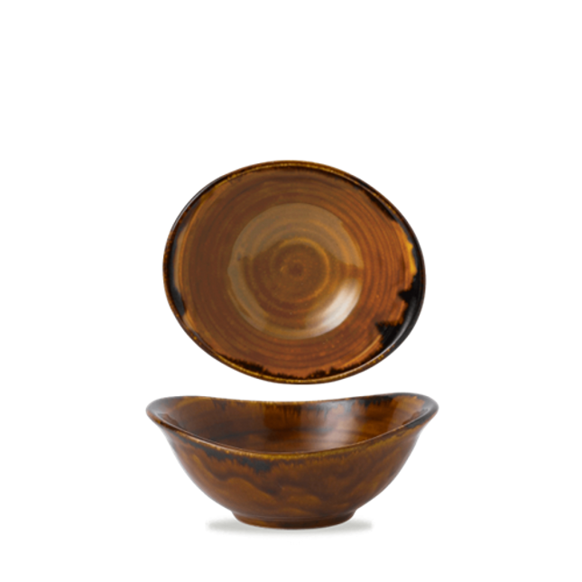 Harvest Brown Deep Bowl 17.4x14.7cm 6/box