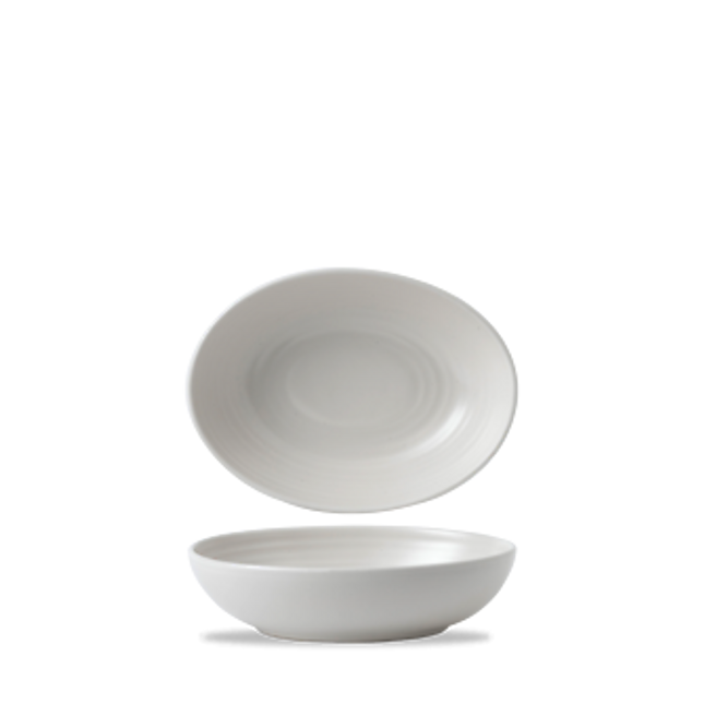 Evo Pearl Deep Oval Bowl 21.6x16.4cm 6/box