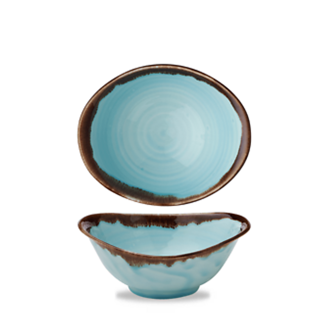 Harvest Turquoise Deep Bowl 17.4x14.7cm 6/box