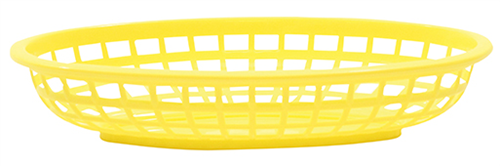 Classic Oval Basket Yellow 36/box