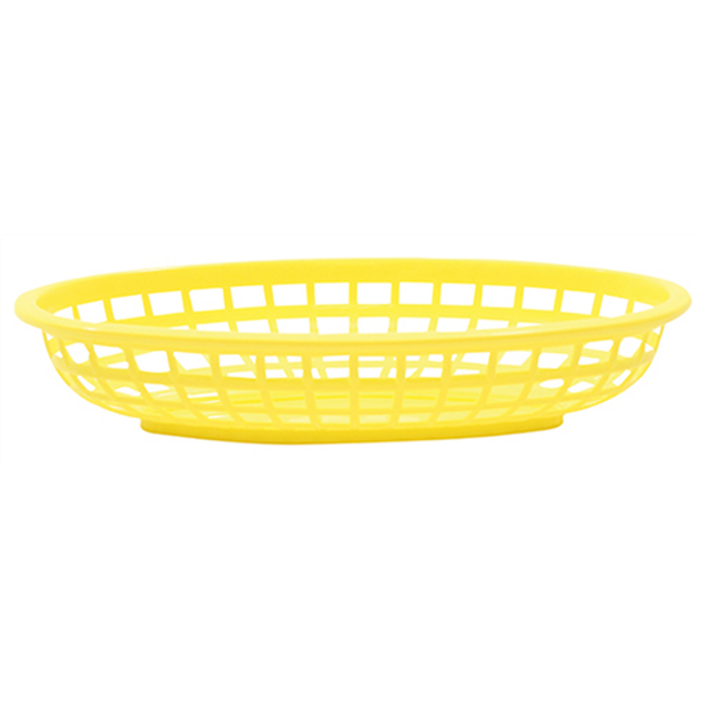 Classic Oval Basket Yellow 36/box