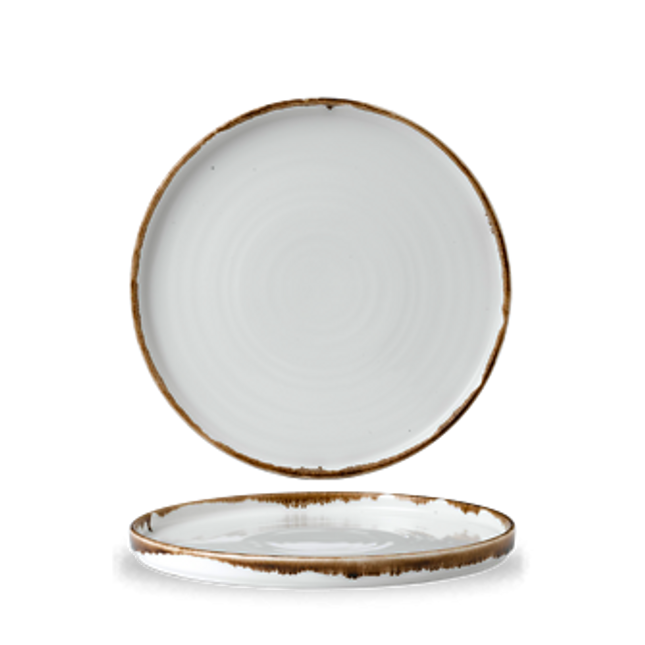 Harvest Natural Walled Plate 26cm 6/box