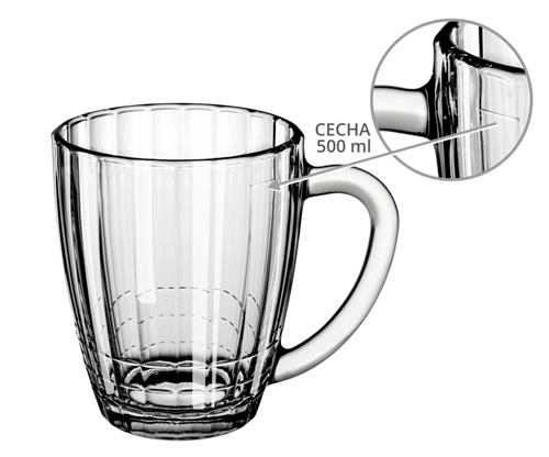 Tea glass 600 ml Economy Line 500ml 6/box