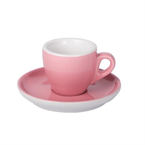 Old pink Espresso cup with saucer 55ml 6/box