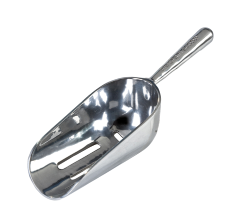 Drain Scoop stainless steel perforated 21*6.5 cm