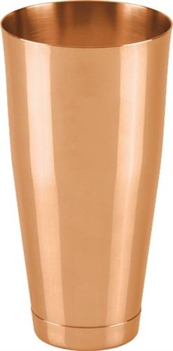 Boston shaker polished copper plated 820 ml
