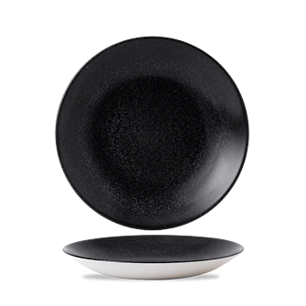Evo Origins Midnight Black Deep Coupe Plate 27.8 cm 12/box
