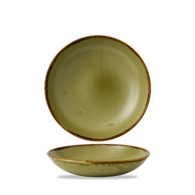 Harvest Green Coupe Bowl 24.8cm 12/box