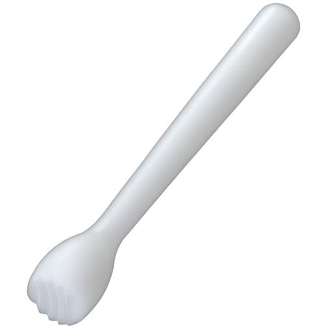 Muddler plastic notched white 22 cm