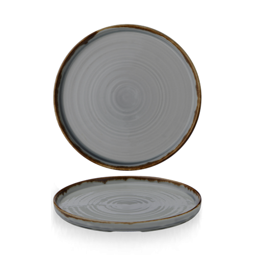 Harvest Gray Walled Plate 21 cm 6/box