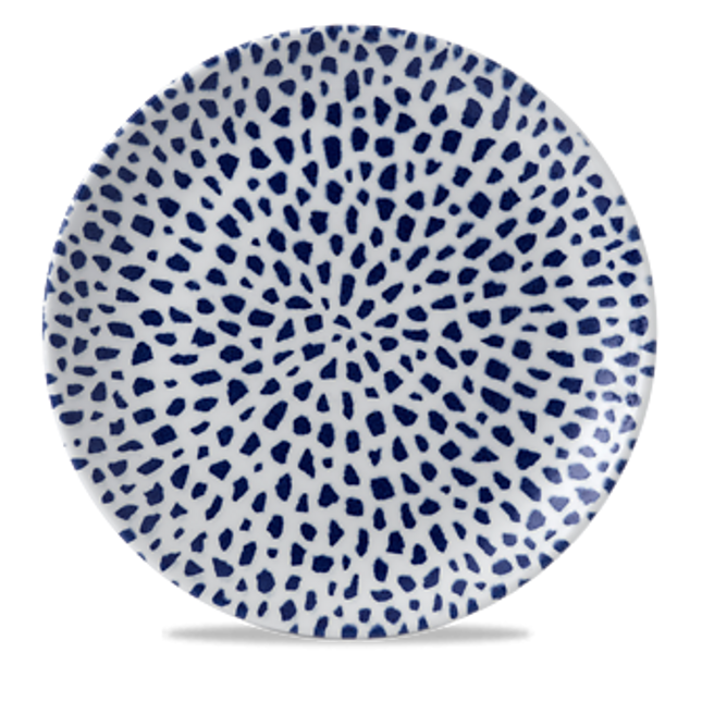 Terrazzo Blue Coupe Plate 28,8cm 12/box