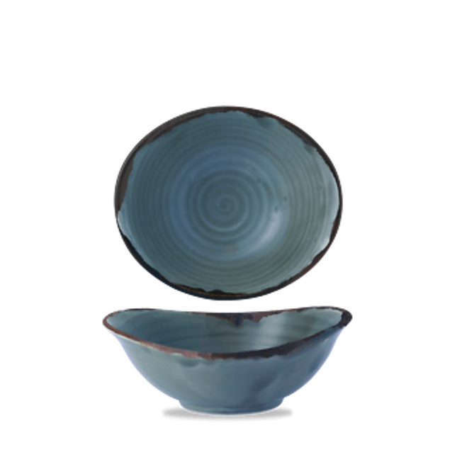 Harvest Blue Deep Bowl 19.9x16.8cm 6/box