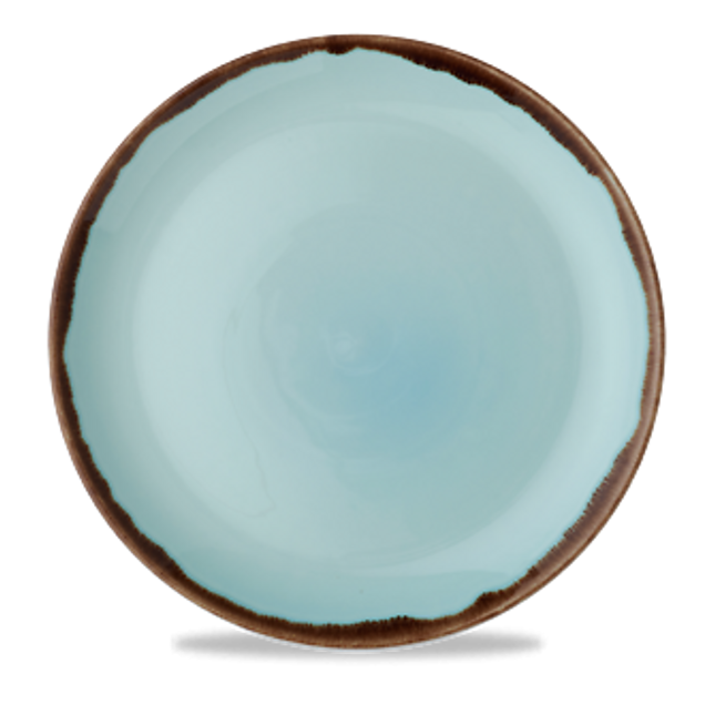 Harvest Turquoise Coupe Plate 28.8cm 12/box