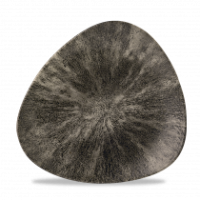 Stone Quartz Black Lotus Plate 23cm 12/box