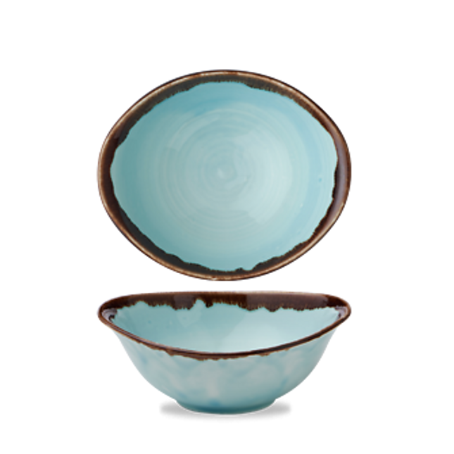 Harvest Turquoise Deep Bowl 19.9x16.8cm 6/box
