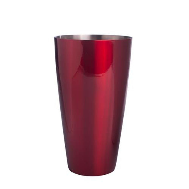 Boston Shaker powder coated red 830 ml OUTLET
