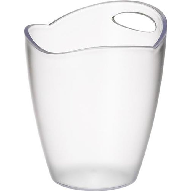 Ice Bucket Frosted Clear Plastic 22*24 cm 3 L