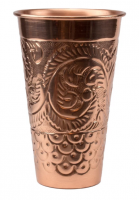 Embossed Copper Mug 651 ml * H 15.1 cm * Ø 9.9 cm 12/box