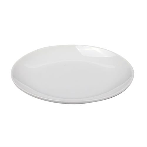 Flat Round Coupe Plate White Ø 17 cm 6/box