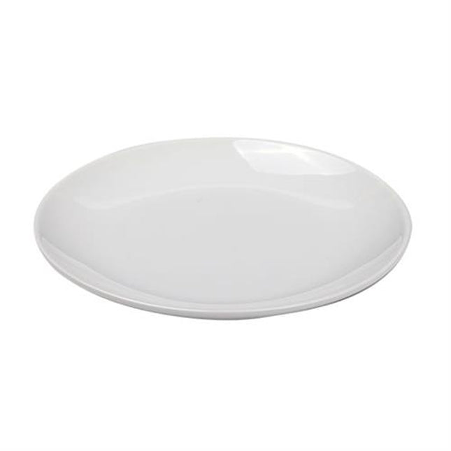 Flat Round Coupe Plate White Ø 17 cm 6/box