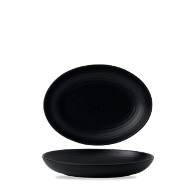 Evo Jet Deep Oval Bowl 26.7x19.7cm 6/box