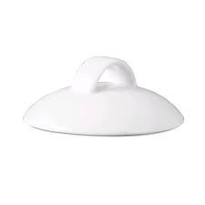 White Tpot Replacement Lid 7x4,5cm 6/box
