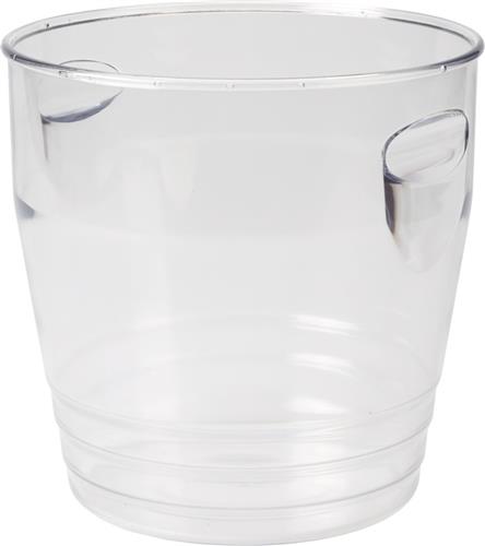 Ice Bucket Clear Plastic 22*22 cm 6 L