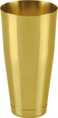 Boston shaker polished gold plated 820 ml