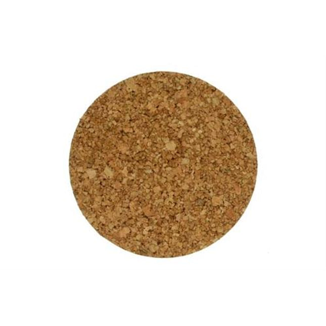 Glass coaster Cork Ø 9.5cm 6/set