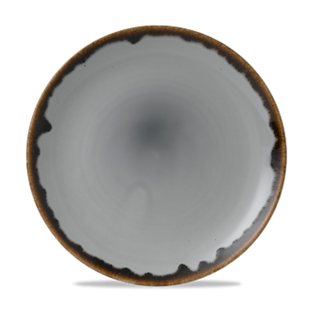 Harvest Grey Coupe Plate 26cm 12/box