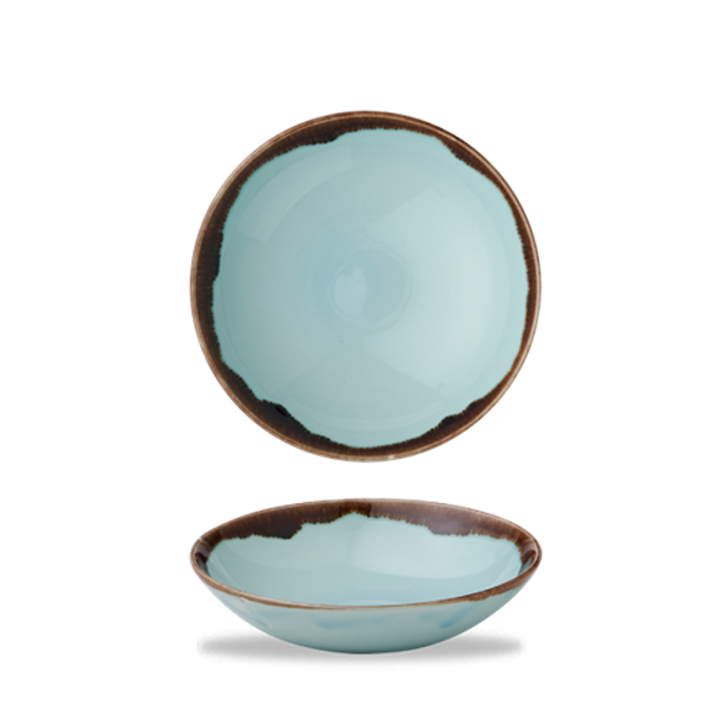 Harvest Turquoise Coupe Bowl 18.2cm 12/box